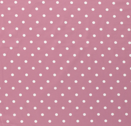 Nooteboom Cotton Jersey - Printed Dots #11810 - Colour 014 - Old Pink