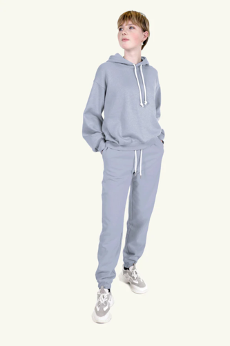 Nooteboom Jogging Brushed - Unicolour 280gsm #5668 - Colour 202 - Sky Blue