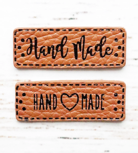 Flamingo Toes Label Set - Hand Made Leather