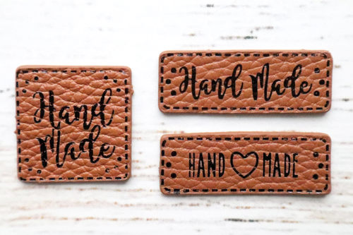 Flamingo Toes Label Set - Hand Made Leather