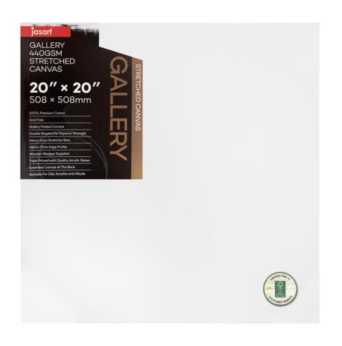 Jasart Gallery Canvas 440gsm - Thick Edge 1.5"