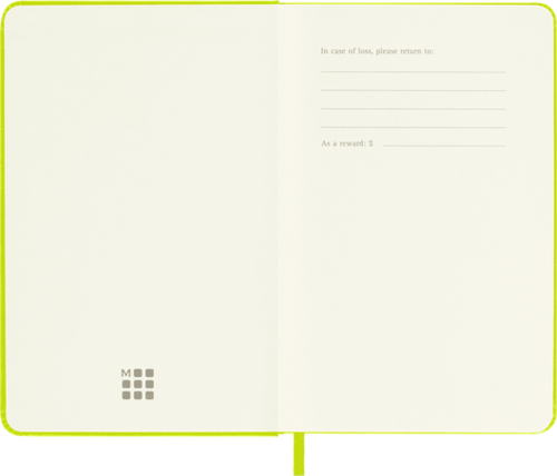 Moleskine Notebook Pocket Plain Hard