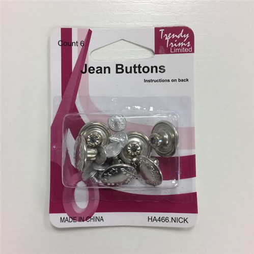 Jean Buttons  Trendy Trims