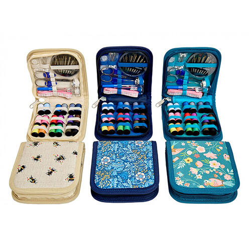 Hobby Gift Sewing Kit (assorted) - Bee, Bird or Floral Woodblock