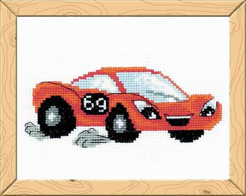 Riolis Car - Lightning - Cross Stitch Kit