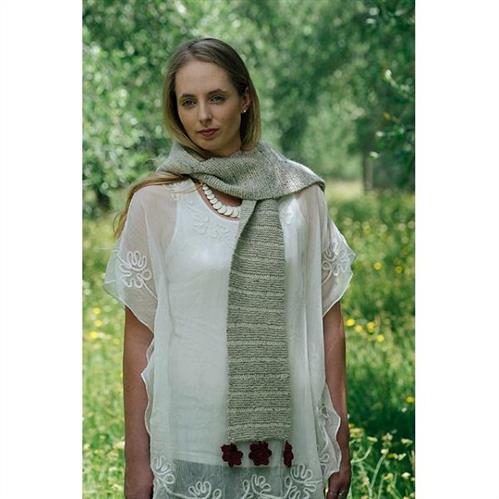 Lisa F Honey Cakes - HC10 Hazel Hooded Scarf - Knitting Pattern / Kit