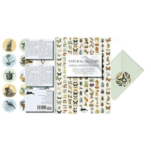 The Pepin Press  Label and Sticker Book-Natural History