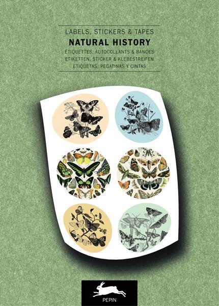 The Pepin Press  Label and Sticker Book-Natural History