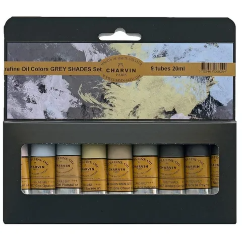 Charvin Extrafine Oil Colour Grey Shades