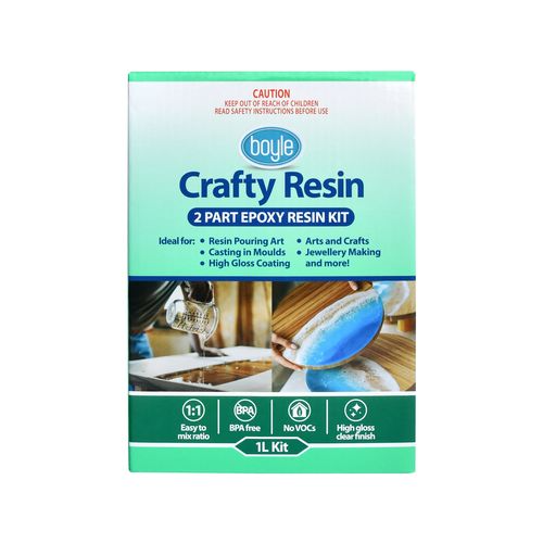 Epoxy Resin Kit 500ml, 2 Part Casting Resin Starter Kit, Resin