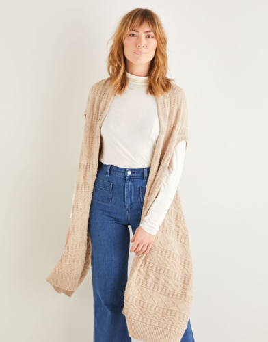 Sirdar 10207 Blanket Style Wrap Knitting Pattern / Kit