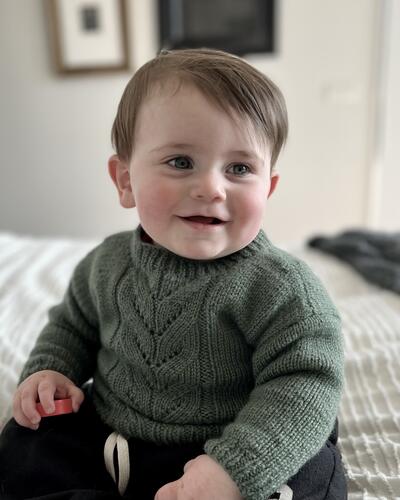 The Kiwi Stitch & Knit Co Eden Jumper 8ply Knitting Pattern / Kit