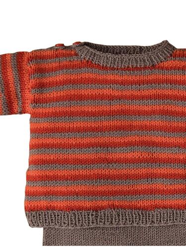 Lana Grossa Pattern / Kit - Cool Wool Baby - Infants Pullover (0080)