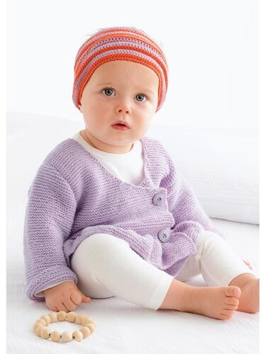 Lana Grossa Pattern / Kit - Cool Wool Baby - Infants Jacket (0054)