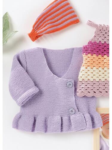 Lana Grossa Pattern / Kit - Cool Wool Baby - Infants Jacket (0054)