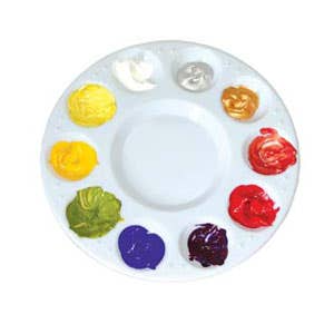 Jasart Round Plastic Pallete - 10 Wells