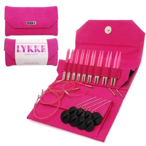 Lykke BLUSH 3.5" IC Set - Fuchsia Denim Effect