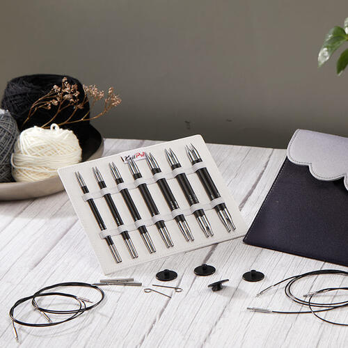 Knitpro Karbonz - Interchangeable Deluxe Set