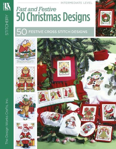 Leisure Arts Fast & Festive 50 Xmas Designs 