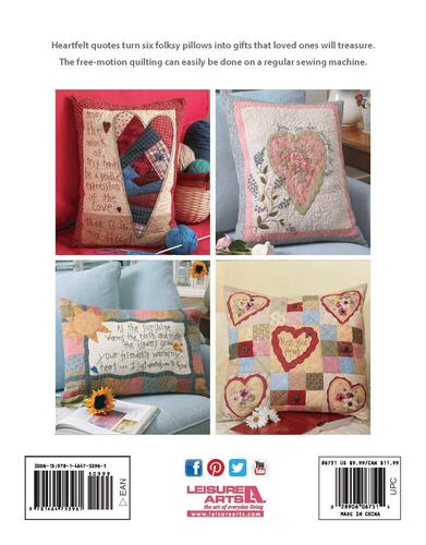 Leisure Arts Love & Friendship Quilted Pillows