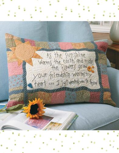 Leisure Arts Love & Friendship Quilted Pillows