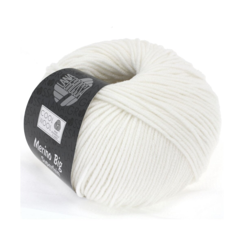 Lana Grossa Cool Wool Big DK, 100% Extra Fine Merino Yarn, 50g