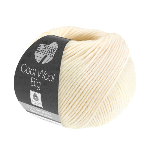 Lana Grossa Cool Wool Big DK, 100% Extra Fine Merino Yarn, 50g