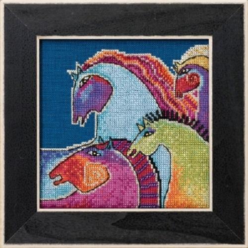 Mill Hill Bead & Cross Stitch Kit: Wild Horses