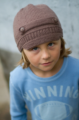 Lisa F LC23 - News Boy Hat - Knitting Pattern / Kit