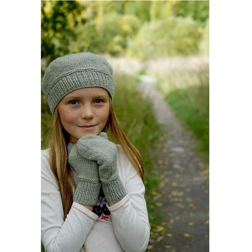 Lisa F Little Cupcakes LC36 Alyssa Beret and Mittens - Knitting Pattern / Kit