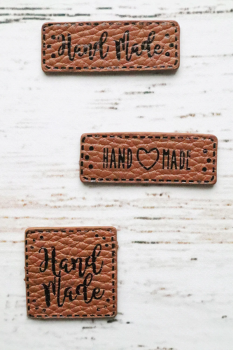 Flamingo Toes Label Set - Hand Made Leather