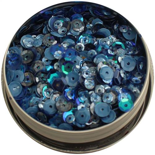 28 Lilac Lane Tin W/Sequins 40g - Denim Blues