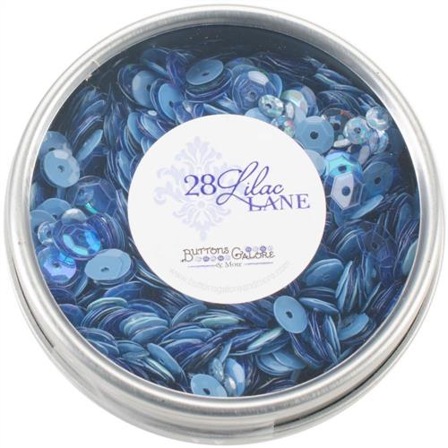 28 Lilac Lane Tin W/Sequins 40g - Denim Blues
