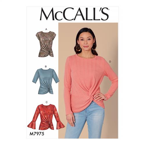 McCalls Pattern 7975 Misses' Tops