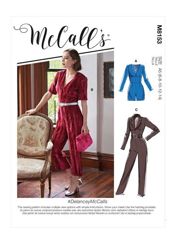 McCall's 8338 Misses' Vintage Dresses and Belt