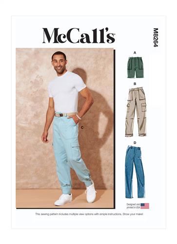 McCalls Pattern 8264 Men's Shorts and Pants