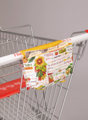McCalls Sewing Pattern Shopping Cart Bags and Coupon Case M8420