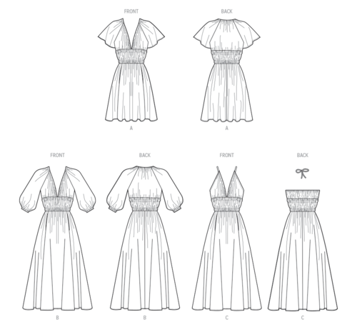 McCalls Sewing Pattern Misses' Dresses M8507