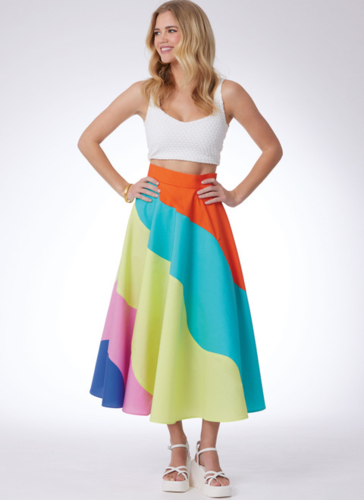 McCalls Sewing Pattern Misses' Skirts M8510