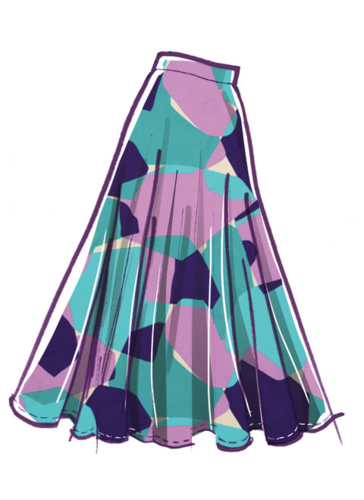 McCalls Sewing Pattern Misses' Skirts M8510