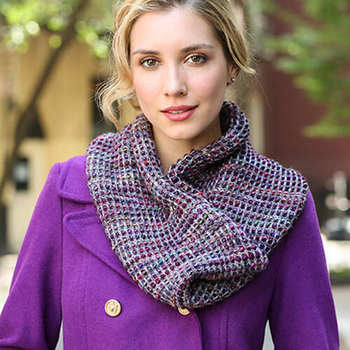 Malabrigo Morton Slip Stitch Cowl Knitting Kit / Pattern The