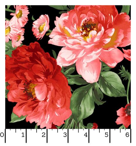 Maywood Prose Black Mixed Floral