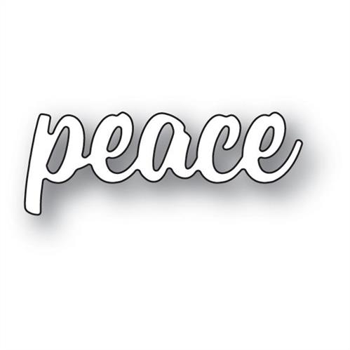 Memory Box  Peace Cheshire Script - Die