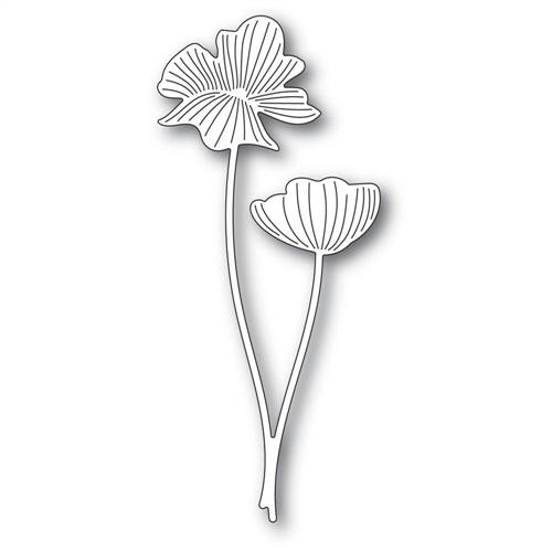 Memory Box  Die - Splendid Poppy Stems