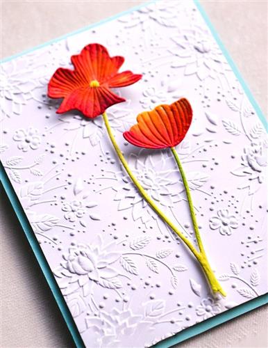 Memory Box  Die - Splendid Poppy Stems