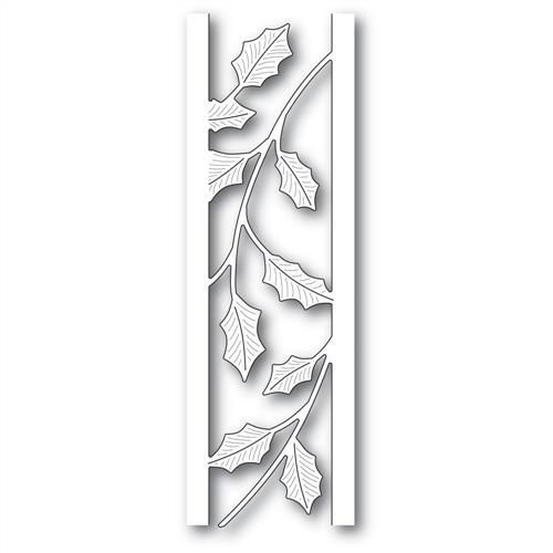 Poppystamps  Holly Side Strips and Stencil - Die