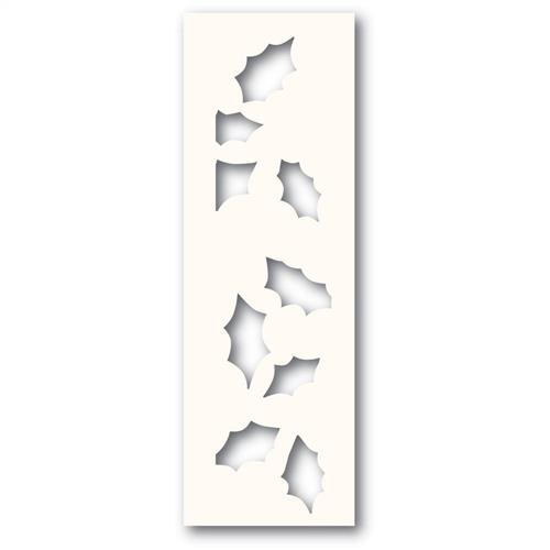 Poppystamps  Holly Side Strips and Stencil - Die