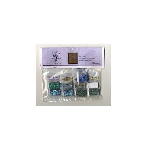 Mirabilia Cross Stitch Pattern - with Bead Kit: December Blue Topaz