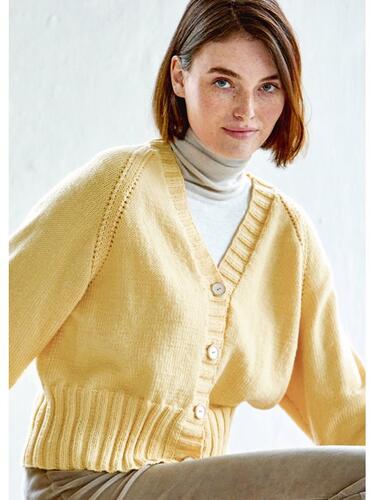 Lana Grossa Pattern; Cool Wool - Womens Cardigan (0023)