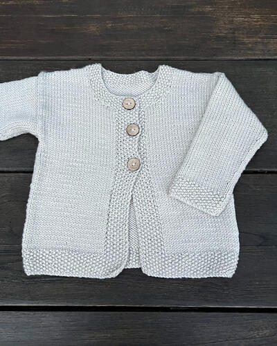 The Kiwi Stitch & Knit Co Molly Cardigan 8ply - Knitting Pattern / Kit